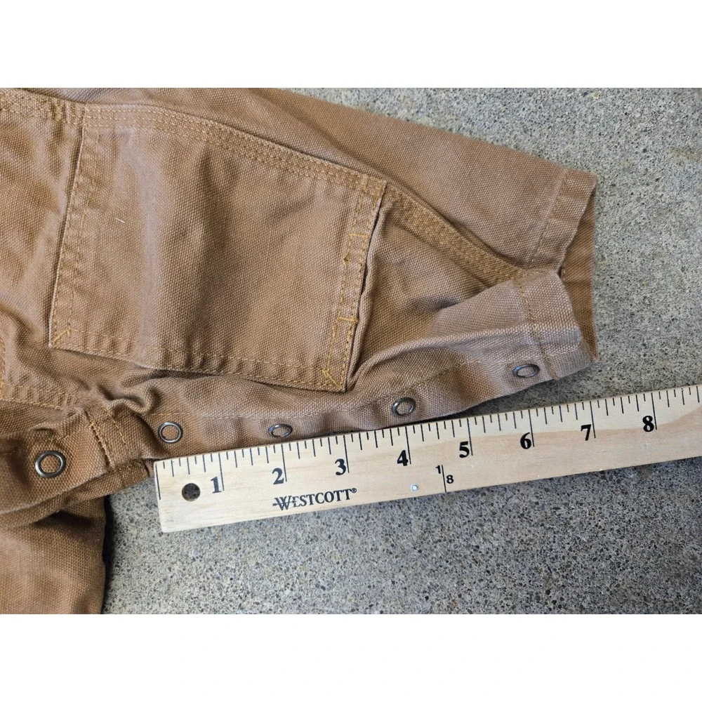 Carhartt Canvas Duck Bib‎ Workwear Overalls Brown 6M